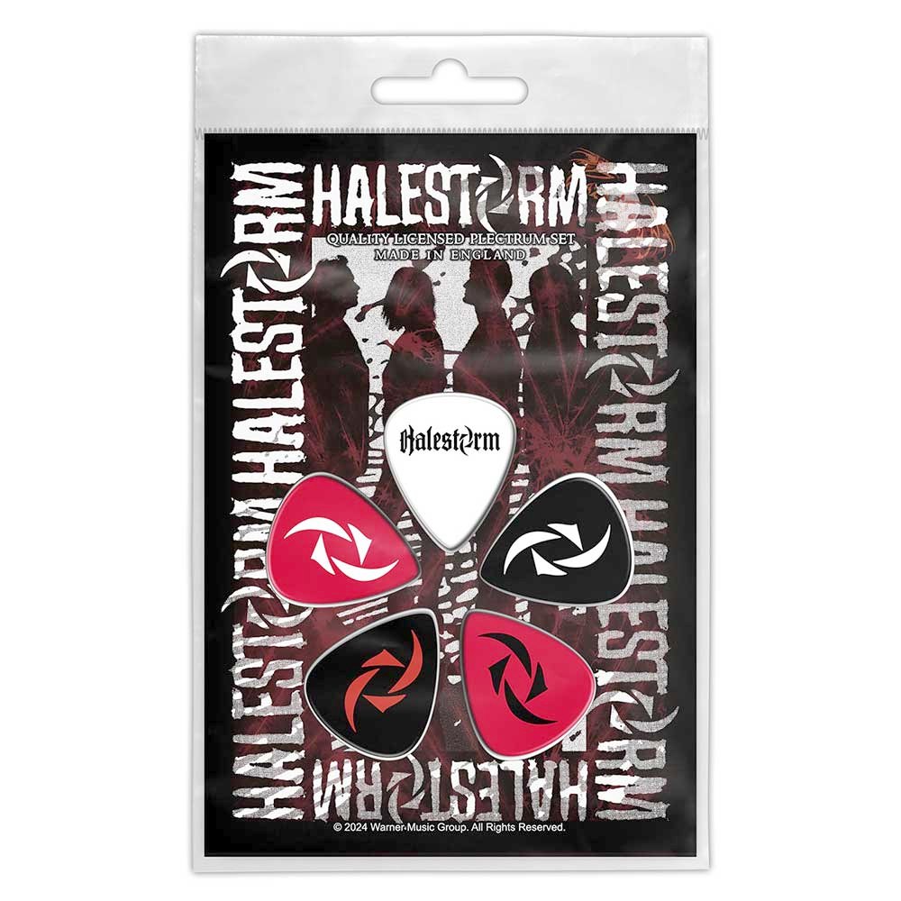 Halestorm - Portrait Plectrum - Set van 5 - Multicolours